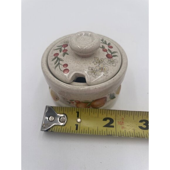 Wedgwood Oven-To-Table Floral Design Mustard Pot - Made In England - 2" wide 1.5 - Picture 7 of 8